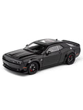 Dodge Challenger Hellcat 1:24 Diecast Metal Model – Black - Scale 1:24 - Toyloft