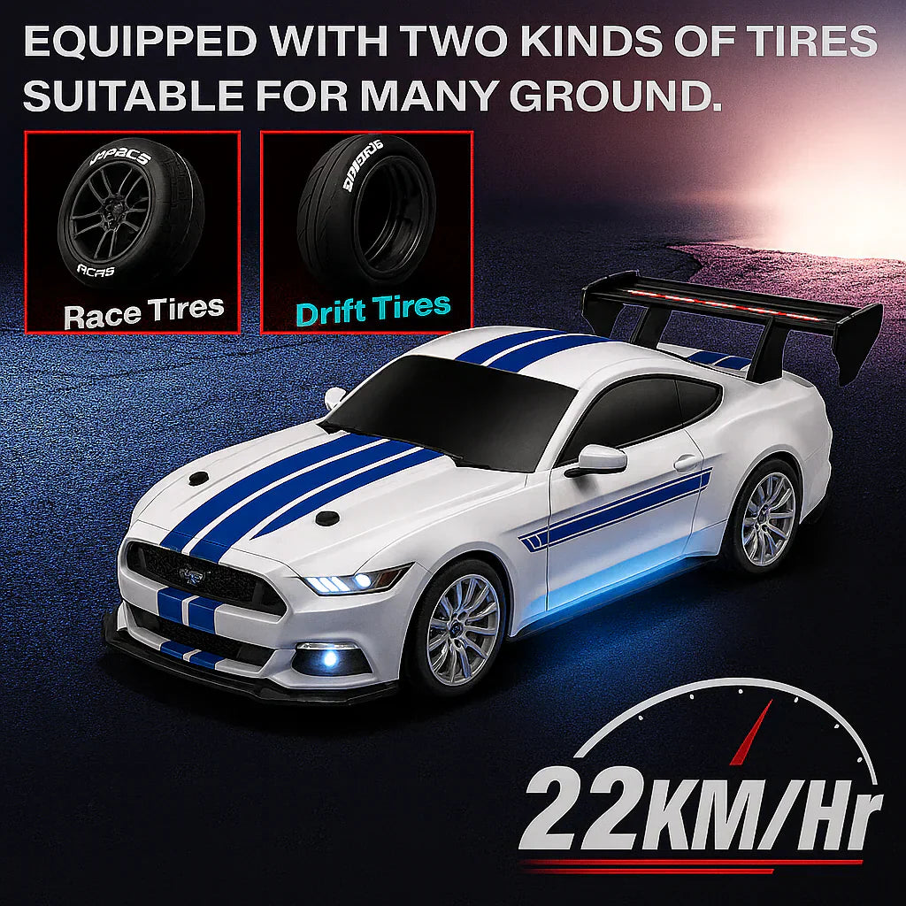 Drift RC Car (1:24) | Muscle Blue edition