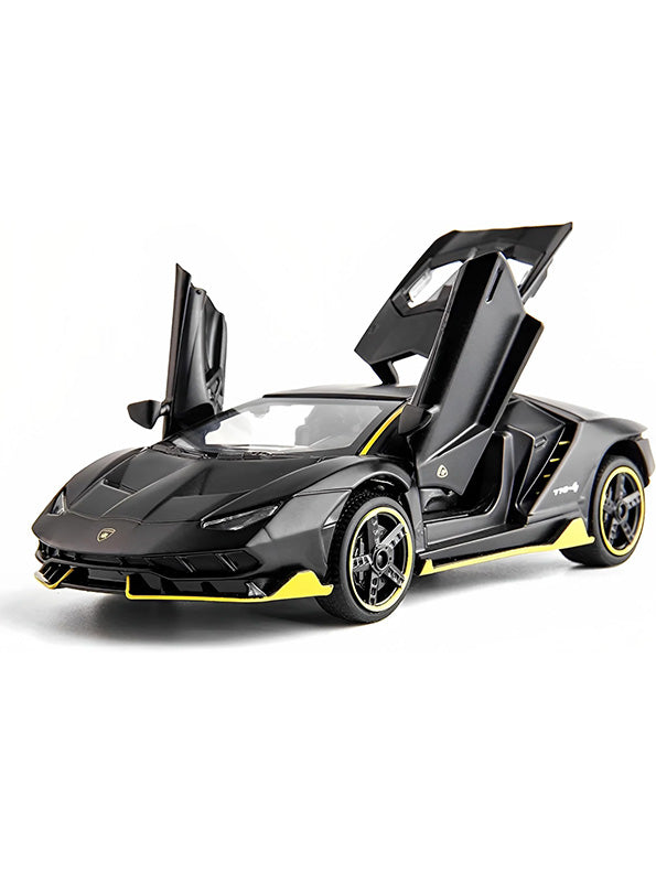 Lamborghini Metal Diecast Car - Black - Medium Size - Toyloft