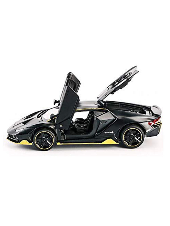 Lamborghini Metal Diecast Car - Black - Medium Size - Toyloft