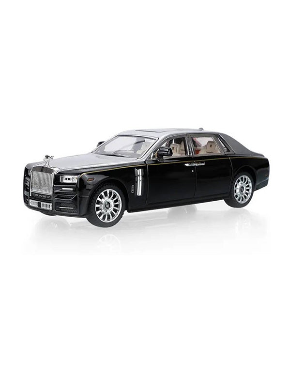 Rolls Royce Phantom Diecast Metal Modal Car Scale 1:32 - White Medium Size (L12-81) - Toyloft